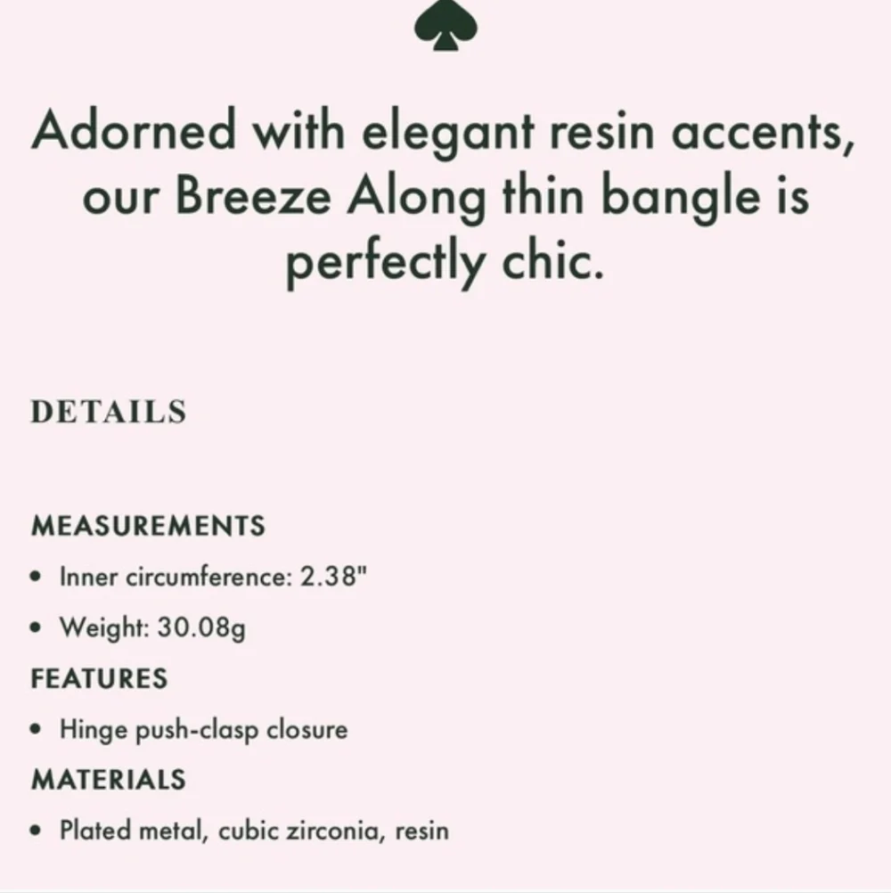 🤎▪️Kate Spade▪️ Breeze Along Hinged Tortoise Shelll Bangle - Picture 3 of 3
